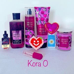 💜BBW Sweet Heart Cherry Body Care Set💜